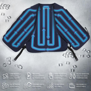 Gerbing 5V Touch Button Circulatory Cooling Vest