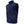 Navy blue men's softshell heated vest by Gerbing, featuring a reflective-outlined chest pocket and a hip pocket with a silver logo.