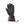 Black leather heated glove by Gerbing, featuring a red G4 logo on the wrist strap and an exposed power cord.