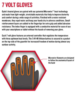 Gerbing Gyde S4 Men's Battery Heated Gloves (Small)