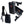 Black rechargeable battery packs for heated gloves by Gerbing, featuring a red logo and included wall charger.