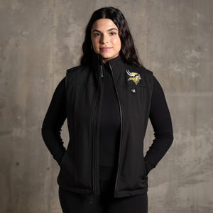 ActionHeat Minnesota Vikings 5V Women's Softshell Battery Heated Vest