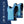 Two blue cooling vests by Gobi Heat, showing visible water-cooled circulation tubes and product feature list.