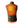 Men's heated hunting vest by Gobi Heat in a camouflage pattern, showing an illuminated heating panel on the back and a warm orange glow.