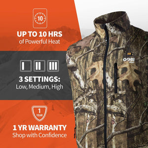 Gobi Heat Men's Colorado Heated Hunting Vest