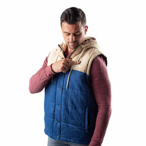 Gobi Heat Men's Colt Heated Vest with Hood