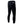 Black men's heated base layer pants by Gobi Heat, with white Gobi Heat logo on the back and elastic waistband, shown from a back view.
