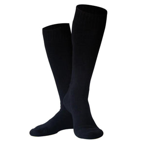 Gobi Heat Tread Battery Heated Socks with Remote Control (Grey/Blue, S/M)