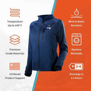 Gobi Heat Women's Apex Heated Tech Hoodie Jacket