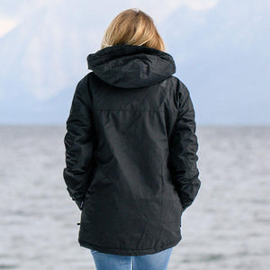 Gobi Heat Women's Shift 5 Zone Heated Snowboarding Jacket (Black)
