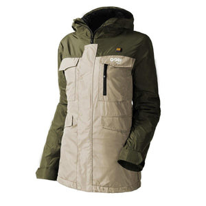 Gobi Heat Women's Shift 5 Zone Heated Snowboarding Jacket (Black)