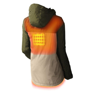 Gobi Heat Women's Shift 5 Zone Heated Snowboarding Jacket (Black)