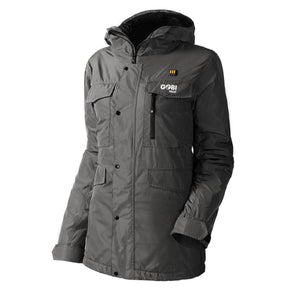 Gobi Heat Women's Shift 5 Zone Heated Snowboarding Jacket (Black)