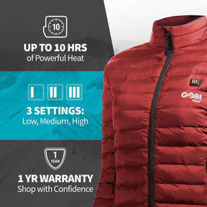 Gobi Heat Women's Wolf 3 Zone Heated Jacket