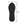 Black insole foot warmer by Grabber, with a visible grid texture, measuring 3 inches wide by 9.75 inches long, viewed from above.