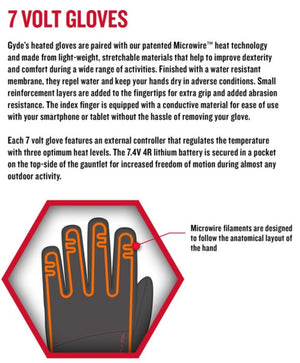 Gerbing Gyde S4 Men's Battery Heated Gloves (Small)