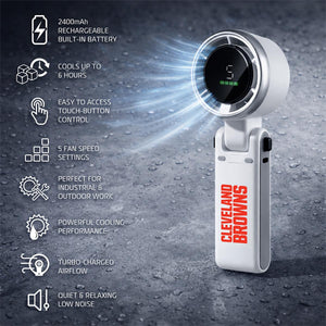 AlphaCool Cleveland Browns Rechargeable Handheld Fan