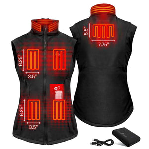 ActionHeat Pro Series+ Bluetooth Women's Softshell Heated Vest
