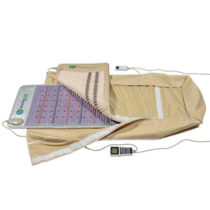 HealthyLine 360 Wrap Set Platinum and Soft Full 7224 Far-Infrared Therapy Pad - Photon Advanced PEMF InfraMat Pro
