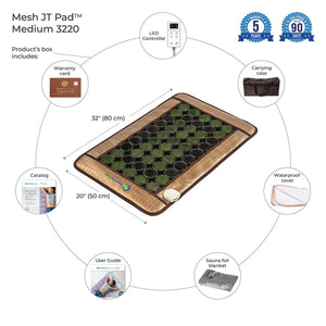 HealthyLine Mesh JT Pad Medium 3220 Soft InfraMat Pro - 32" x 20" (80 cm x 50 cm)