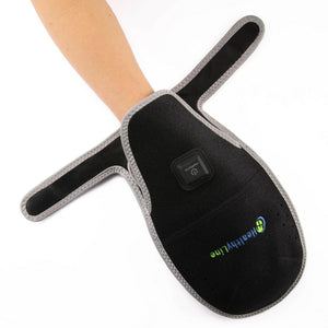 HealthyLine Portable Heated Gemstone Pad - Hand Model with Power-Bank InfraMat Pro
