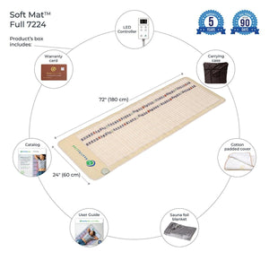 HealthyLine SOFT Mat Full 7224 InfraMat Pro - 72" x 24" (180 cm x 60 cm)