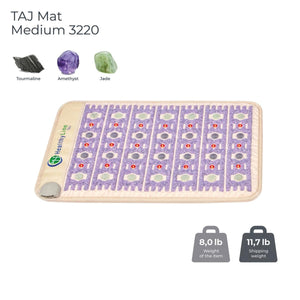 HealthyLine TAJ Mat Medium 3220 Firm - Photon PEMF InfraMat Pro - 32" x 20" (80 cm x 50 cm)