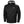 Black men's hooded Loke jacket by Helly Hansen with white HH logo on the chest and visible side pockets.