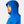 Blue hooded insulator jacket by Helly Hansen, on a man in side profile, featuring a black HH logo.