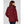 Burgundy women's Aden jacket by Helly Hansen, shown from the back with a hood and high collar.