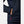 Navy blue Crew Jacket by Helly Hansen, cropped with hand in zippered side pocket with red pull tab and Velcro cuff.