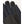 Black gloves by Hestra with touchscreen fingertips and a quilted palm, angled close-up.