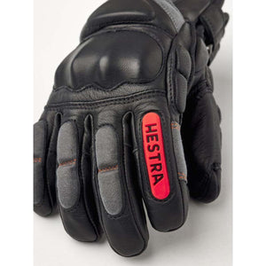Hestra Impact Racing Junior Gloves (Black/Red, 7)