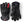 Hestra Impact Racing Junior Gloves (Black/Red, 7) - Front