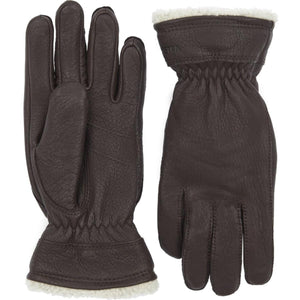 Hestra Ladies Deerskin Primaloft Glove (Cork, 8)