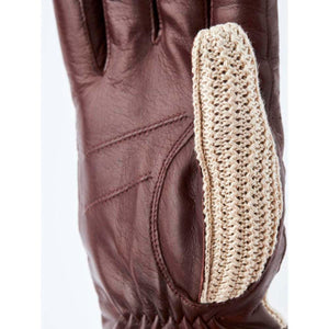 Hestra Men's Adam Leather Gloves with Cotton Crochet
