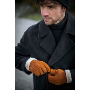 Hestra Men's Bernard Handswen Suede Leather Gloves
