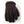 Men's dark brown elk cashmere gloves by Hestra, with ribbed knit and leather details, including a cuff strap.
