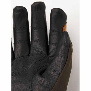 Hestra Unisex Ergo Grip Active Wool Terry 5-Finger Gloves (Red/Off White)