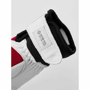 Hestra Unisex Ergo Grip Active Wool Terry 5-Finger Gloves (Red/Off White)