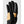 Black and tan unisex merino windwool liner 5-finger gloves by Hestra, featuring a tan accent band and textured grip on the index finger.