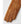 Brown suede women's gloves by Hestra with handswen stitching on the back and fingers, angled view.