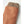 Brown deerskin glove by Hestra with a ribbed knitted cuff and embossed logo.