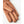 Tan deerskin leather gloves by Hestra, showing palm details and shirring at the wrist.