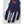 Navy blue and white ski gloves by Hestra featuring red finger accents, 'Hestra' text, and a red brand logo patch.