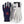 Navy and white ski gloves by Hestra, with red accents, a logo on the back, and a Gore-Tex Infinium wrist strap.