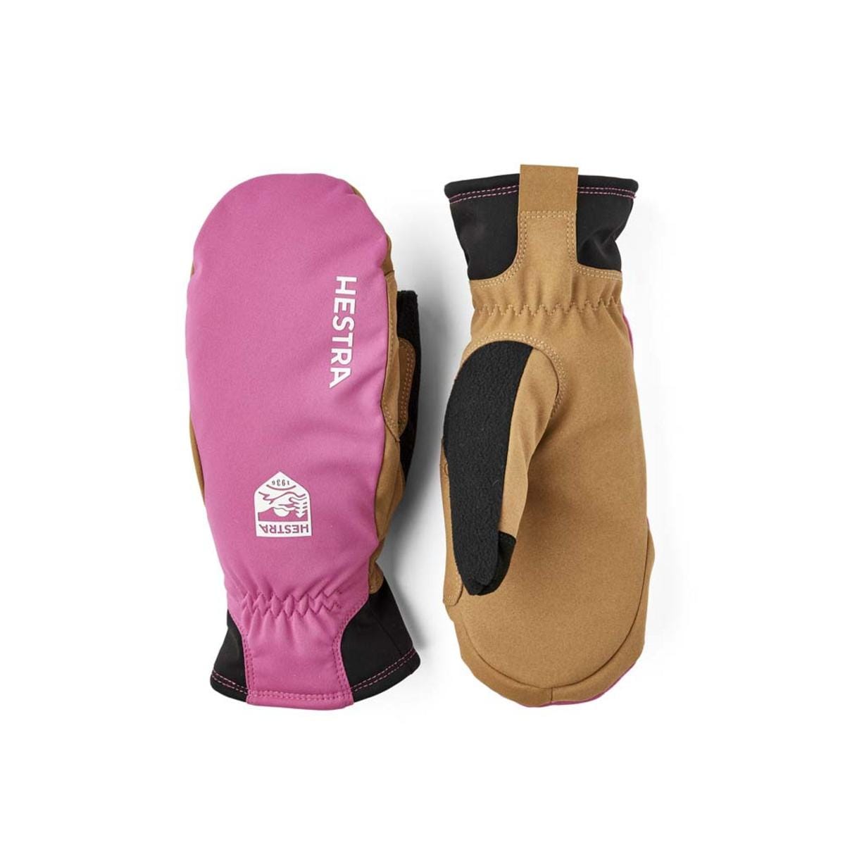 Hestra アプルプロ ミトン ピンク/ブラウン Hestra Women's XC Primaloft Ski Mittens | MyCoolingStore
