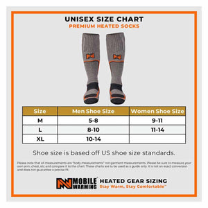 Mobile Warming Men's Merino 2.0 Heated Socks