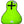 HyperKewl Evaporative Cooling Neck Shade - Hi-Viz Lime