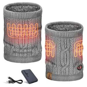 ActionHeat 5V Battery Cable Knit Heated Neck Gaiter